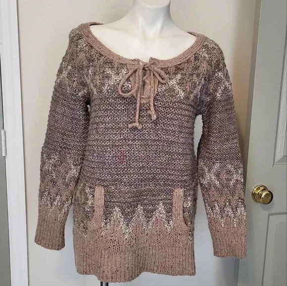 Free People Fair Isle Nordic Love Bug Tunic Sweater(M) - Picture 2 of 10